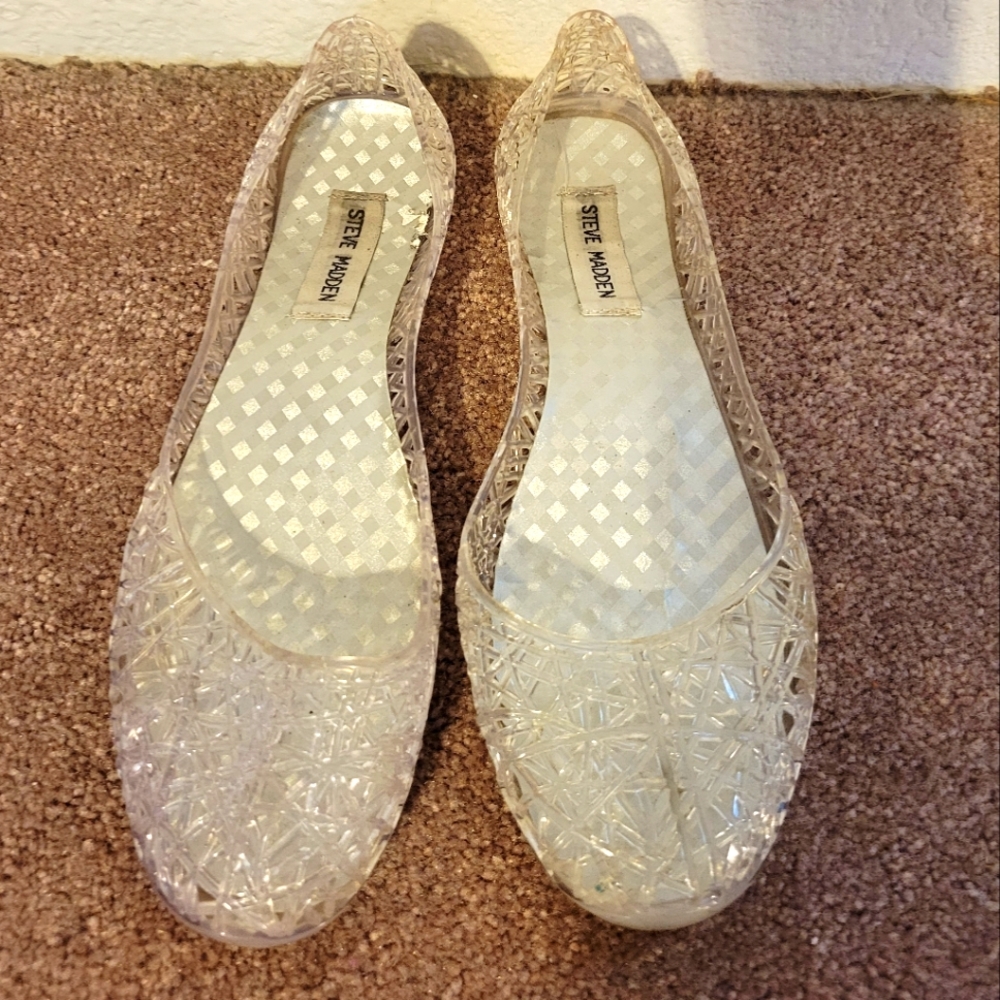 Steve Madden Clear Jellies